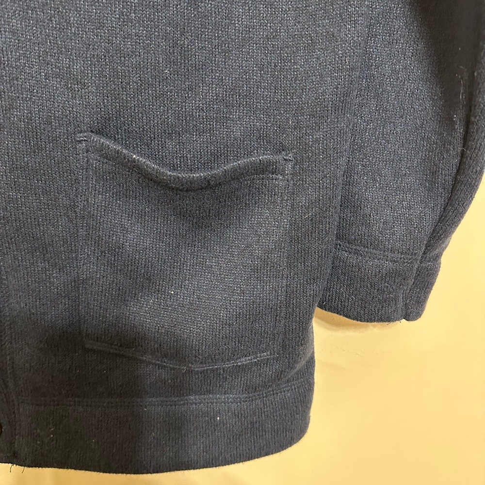 🛑SOLD🛑 Old Navy Sweater-Knit Fleece Navy Blue Cardigan for Boys Size XXL (18) - Picture 5 of 5